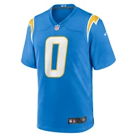 Maillot de match d'équipe des Los Angeles Chargers Nike Daiyan Henley Powder Blue pour homme