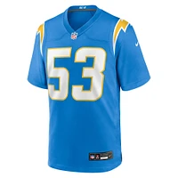 Men's Nike Del'Shawn Phillips  Powder Blue Los Angeles Chargers Team Game Jersey