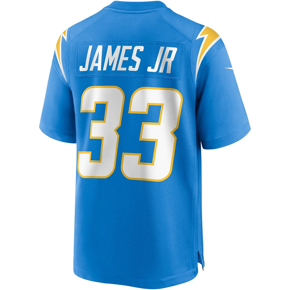 Maillot de joueur match Nike Derwin James des Chargers Los Angeles pour homme, bleu poudre