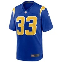 Maillot Nike Derwin James Royal Los Angeles Chargers 2e match alternatif pour homme