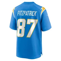 Men's Nike Dez Fitzpatrick  Powder Blue Los Angeles Chargers Team Game Jersey