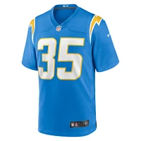 Maillot Nike Dicaprio Bootle Powder Blue pour homme des Los Angeles Chargers Team Game