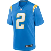 Men's Nike Easton Stick Powder Blue Los Angeles Chargers Game Jersey