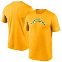 T-shirt Nike Los Angeles Chargers Logo Essential Legend Performance doré pour homme