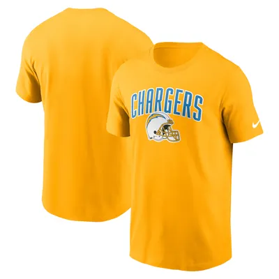 Lids Los Angeles Chargers Junk Food Slant T-Shirt - Black