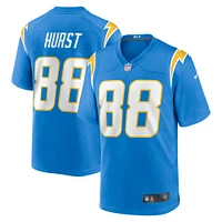 Men's Nike Hayden Hurst  Powder Blue Los Angeles Chargers Game Jersey