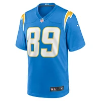 Maillot de jeu d'équipe Nike Jalen Reagor bleu poudre pour homme des Los Angeles Chargers