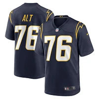 Maillot de jeu Nike Joe Alt bleu marine pour homme des Los Angeles Chargers