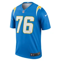 Haut Nike Joe Alt Powder Blue pour homme, joueur de performance, légende l'équipe des Los Angeles Chargers