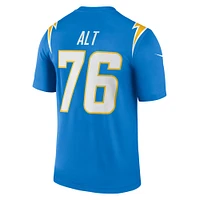 Haut Nike Joe Alt Powder Blue pour homme, joueur de performance, légende l'équipe des Los Angeles Chargers