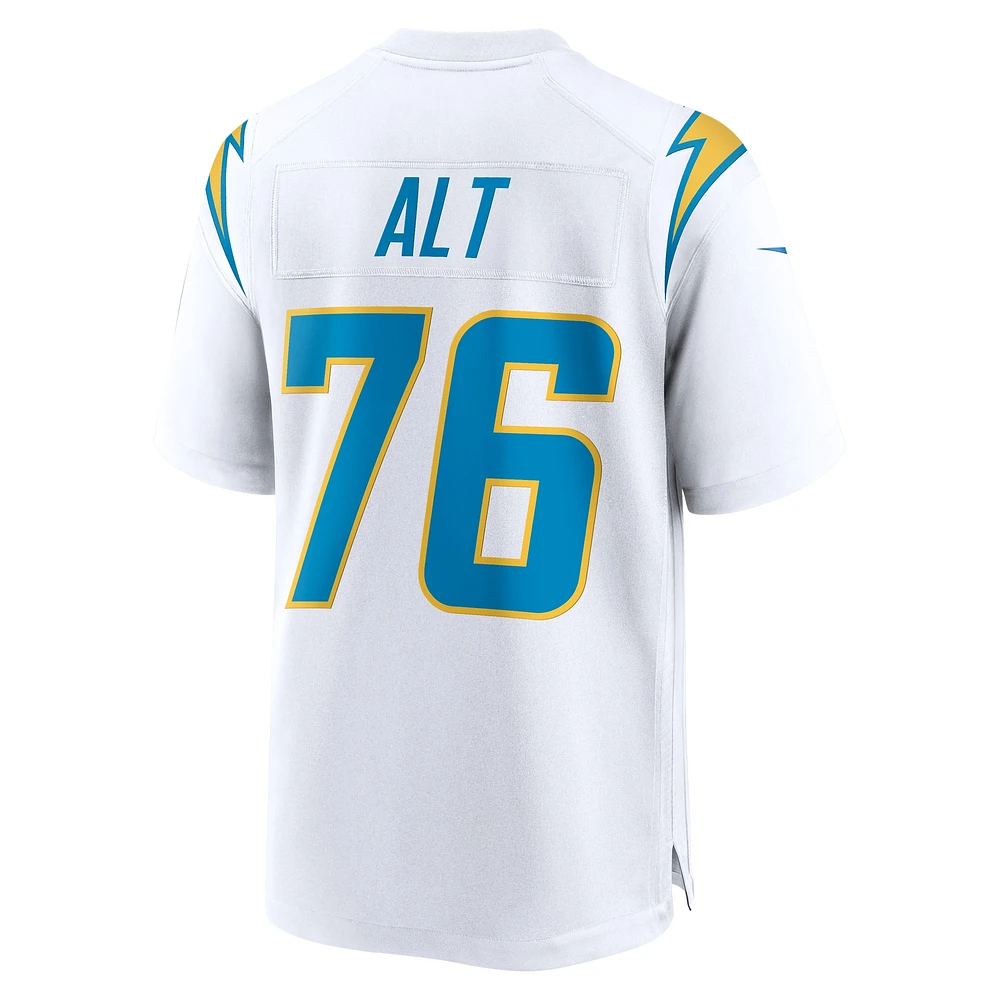 Maillot de jeu joueur Nike Joe Alt blanc Los Angeles Chargers pour homme