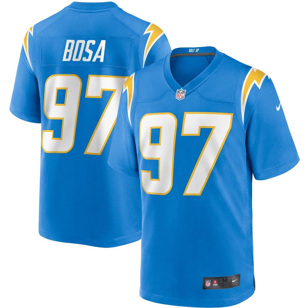 Men's Nike Joey Bosa Powder Blue Los Angeles Chargers Game - Jersey