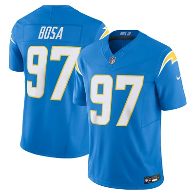 Nike Joey Bosa pour homme Bleu poudre Los Angeles Chargers Vapor F.U.S.E. Maillot limité