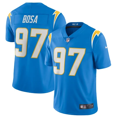 Maillot Nike Joey Bosa pour homme, bleu poudre, Los Angeles Chargers Vapor Limited