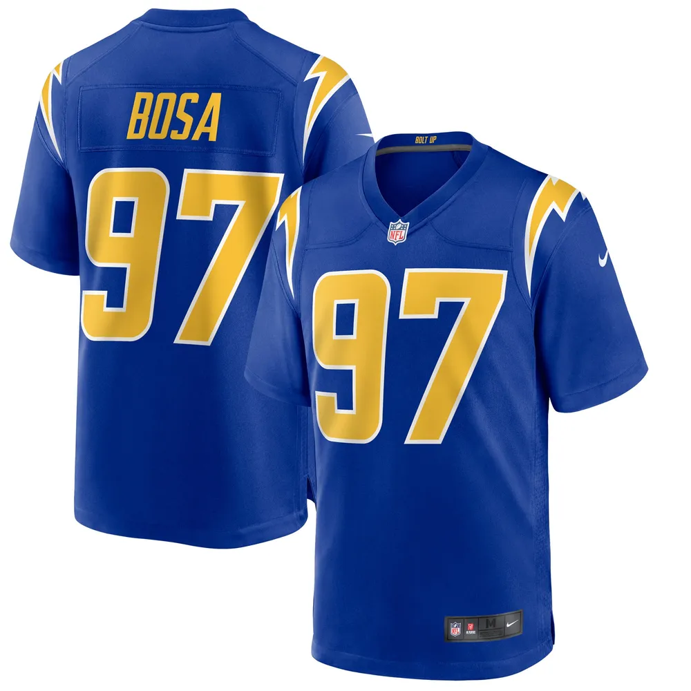 Men's Nike Joey Bosa White Los Angeles Chargers Game Jersey