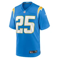 Men's Nike Junior Colson  Powder Blue Los Angeles Chargers Team Game Jersey