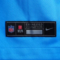 Maillot Nike Justin Eboigbe Powder Blue pour homme des Los Angeles Chargers Team Game