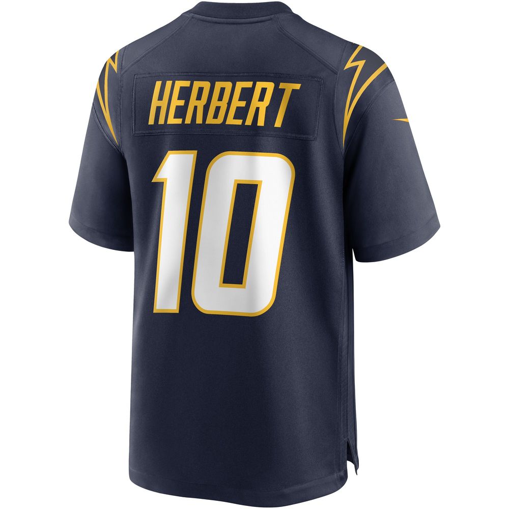 Men's Nike Justin Herbert Navy Los Angeles Chargers Game Jersey