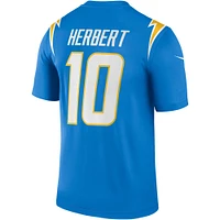 Haut Nike Justin Herbert Powder Blue pour homme des Los Angeles Chargers Team Legend Player Performance