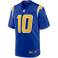 Maillot Nike Justin Herbert Royal Los Angeles Chargers 2e match alternatif pour homme