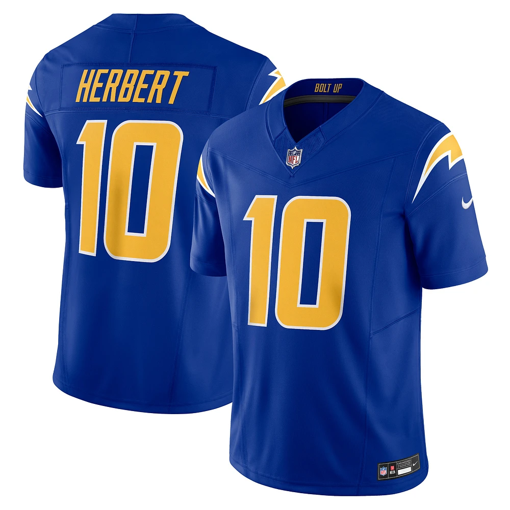 Men's Nike Justin Herbert Royal Los Angeles Chargers Vapor F.U.S.E. Limited Jersey