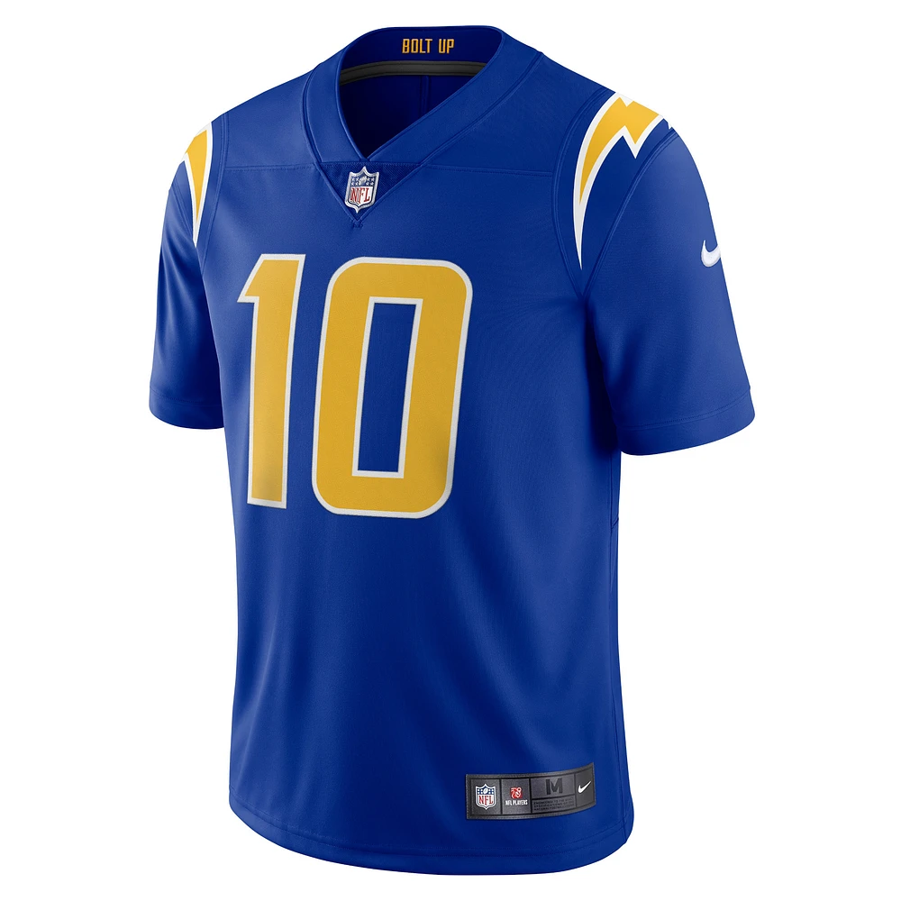 Men's Nike Justin Herbert Royal Los Angeles Chargers Vapor Limited Jersey