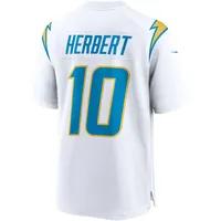 Men's Nike Justin Herbert Powder Blue Los Angeles Chargers Game Jersey