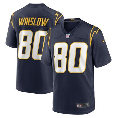 Men's Nike Kellen Winslow Navy Los Angeles Chargers Retired Player Jersey