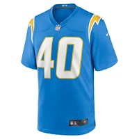 Maillot Nike Kendall Williamson Powder Blue Los Angeles Chargers Team Game pour homme