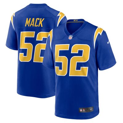 Men's Nike Khalil Mack Royal Los Angeles Chargers Alternate Game Jersey