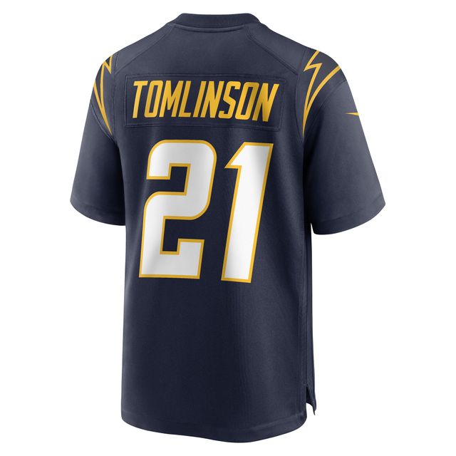 Maillot de joueur retraité Nike LaDainian Tomlinson pour hommes, bleu marine, Los Angeles Chargers