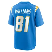 Men's Nike Mike Williams  Powder Blue Los Angeles Chargers Team Game Jersey
