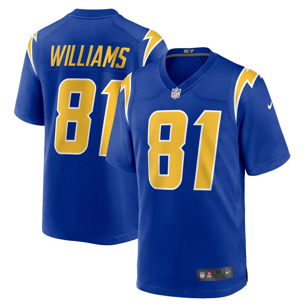 Nike Los Angeles Chargers No81 Mike Williams Black Men's Stitched NFL Limited 2016 Salute to Service Jersey