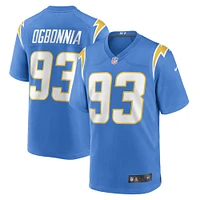 Men's Nike Otito Ogbonnia Powder Blue Los Angeles Chargers Game Player Jersey