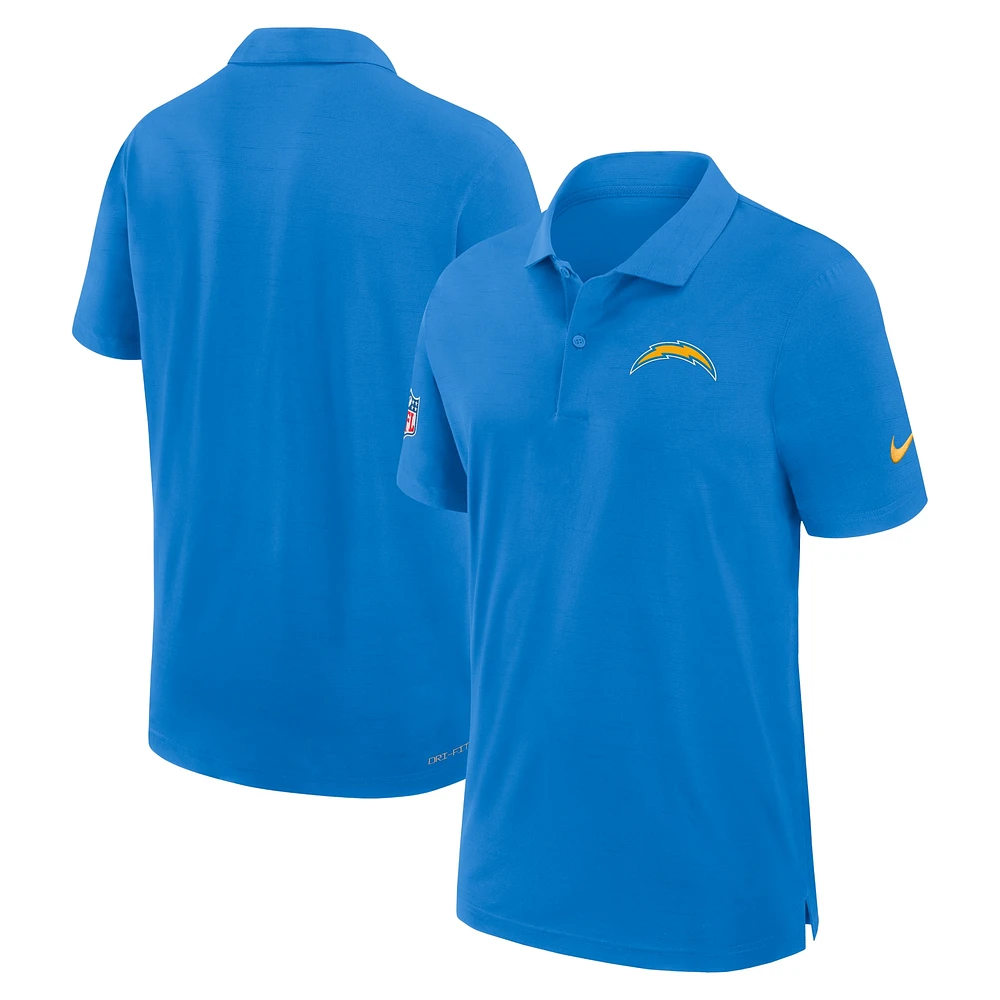 Polo Nike Performance Sideline bleu poudre pour homme Los Angeles Chargers 2024/25