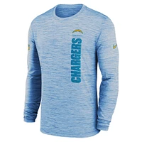 Men's Nike Powder Blue Los Angeles Chargers 2024 Sideline Velocity Performance Long Sleeve T-Shirt