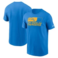 T-shirt Nike Air Essential bleu poudre pour homme Los Angeles Chargers