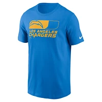 T-shirt Nike Air Essential bleu poudre pour homme Los Angeles Chargers