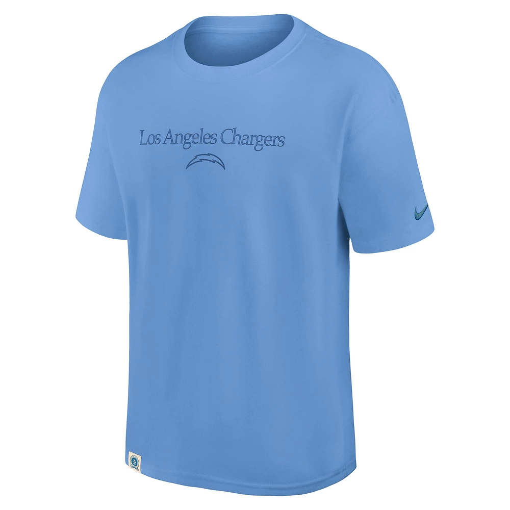 Men's Nike Powder Blue Los Angeles Chargers Glory Max90 T-Shirt