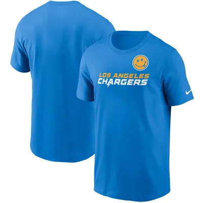 Nike Men's Color Block Team Name (NFL Los Angeles Chargers) T-Shirt in Blue, Size: Medium | NKZGEG8197-0YG