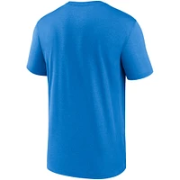 T-shirt Nike Performance Los Angeles Chargers Icon Legend bleu poudré pour homme