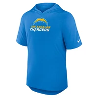 Men's Nike Powder Blue Los Angeles Chargers Lockup Tri-Blend Hoodie T-Shirt