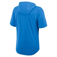 Men's Nike Powder Blue Los Angeles Chargers Lockup Tri-Blend Hoodie T-Shirt