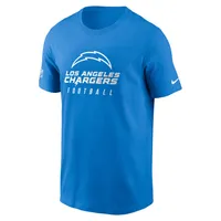 T-shirt pour homme Nike Los Angeles Chargers Sideline Performance - Bleu poudré