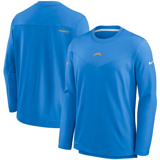 Sweat à capuche Performance de l'équipe touche des Los Angeles Chargers Nike pour homme, bleu poudré