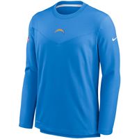 Men's Nike Powder Blue Los Angeles Chargers Sideline Team Performance Pullover Sweatshirt