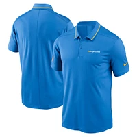 Polo de performance Nike Los Angeles Chargers Sideline Victory pour homme, bleu poudré