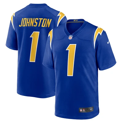 Maillot de match alternatif Nike Quentin Johnston Royal Los Angeles Chargers pour homme