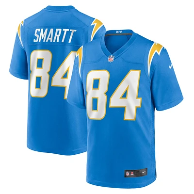 Men's Nike Stone Smartt  Powder Blue Los Angeles Chargers Team Game Jersey