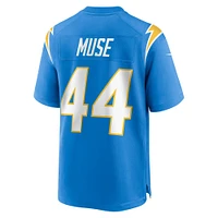 Men's Nike Tanner Muse  Powder Blue Los Angeles Chargers Team Game Jersey